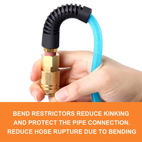 GASHER lightweight blue PU hose offering flexible, comfortable handling.