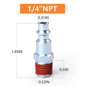 GASHER pre-coated sealant thread provides leak-free pneumatic links.