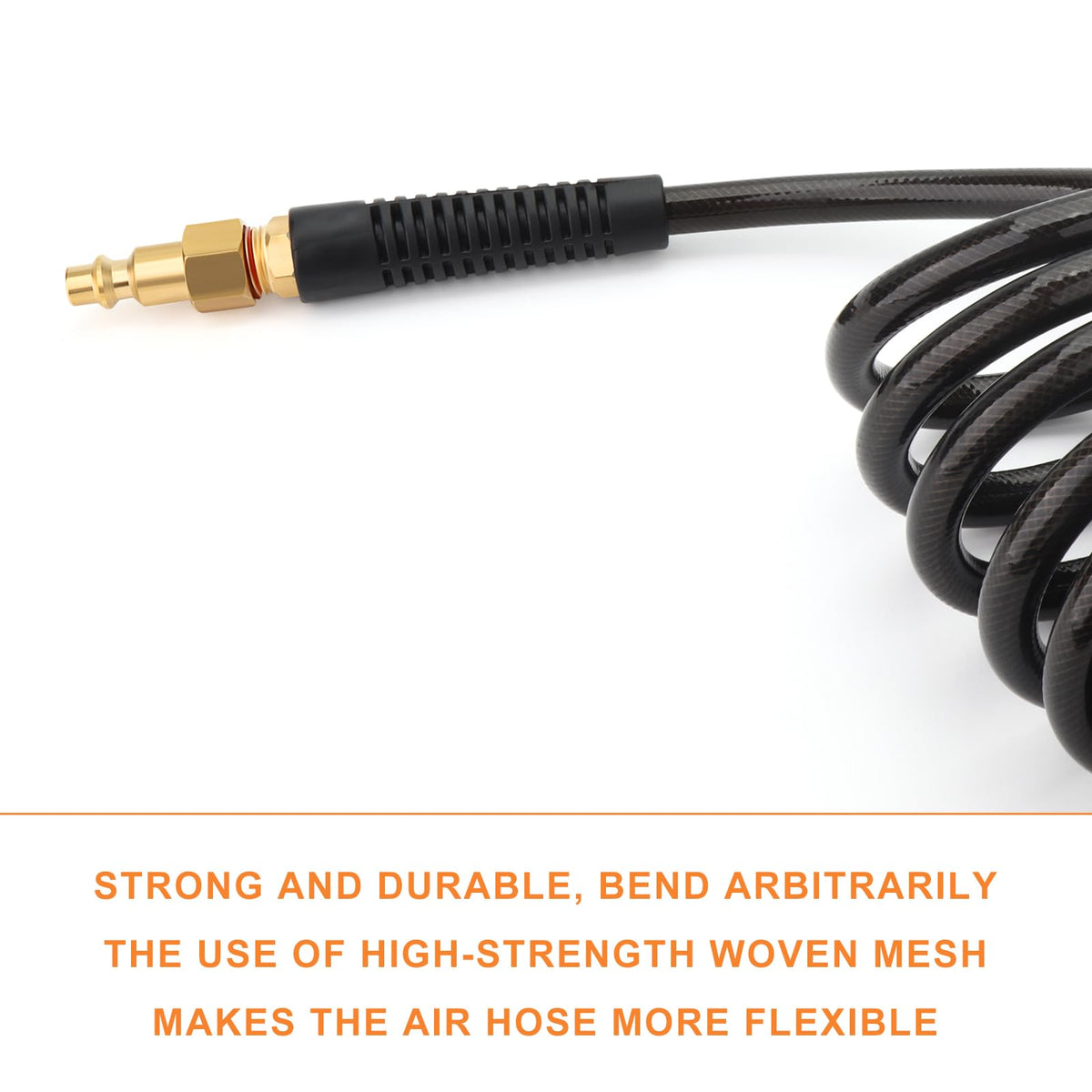 GASHER storage-friendly compact hose design pictured for easy transport.