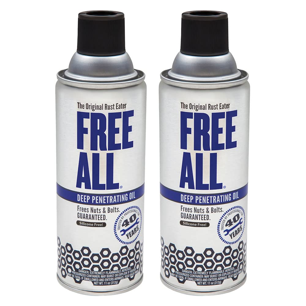 Gasoila Free All rust-eater aerosol 11oz penetrating bolts for easier loosening