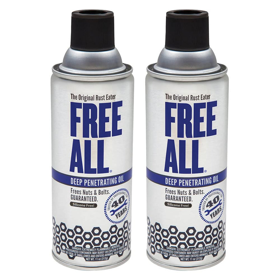 Gasoila Free All rust-eater aerosol 11oz penetrating bolts for easier loosening