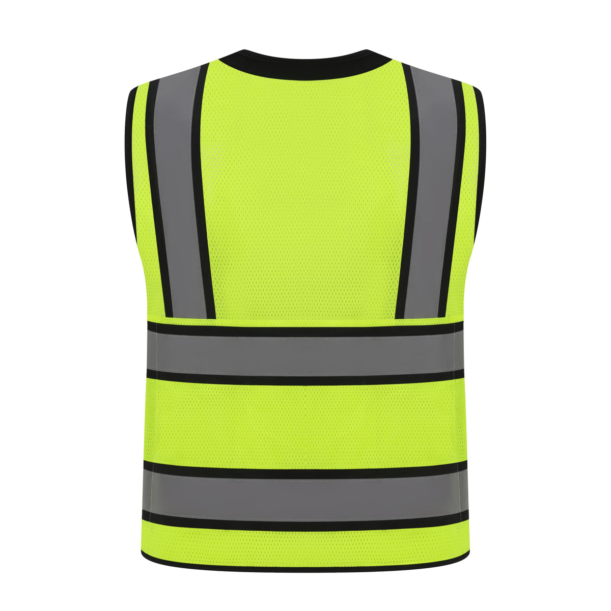 Gasoline vest features reinforced stitching for long-lasting durability.