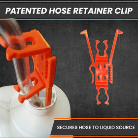 GasTapper Deluxe kink-prevention-spring supports hose stability