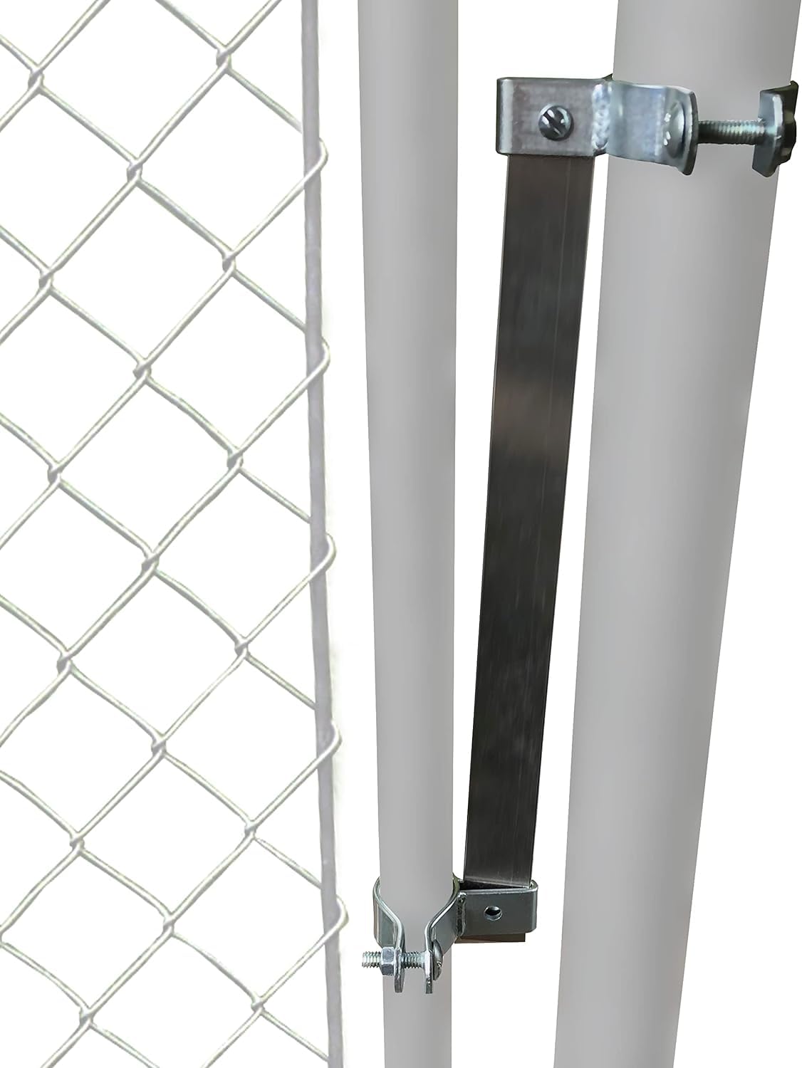 Gate Shut Sta-klos mounting brackets enable quick, secure installation.