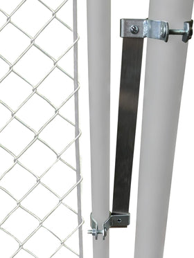 Gate Shut Sta-klos mounting brackets enable quick, secure installation.