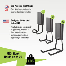 Gator Magnetics 4-inch open hooks provide quick, flexible hanging solutions
