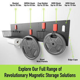 GATOR MAGNETICS Mega 3-pack for multi-zone tool organization.