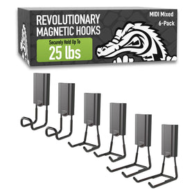 Gator Magnetics MIDI 2.5 open hooks grip heavy tools on steel surfaces