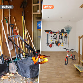 Gatsowm easy install wall mount assembly makes setup simple and sturdy.