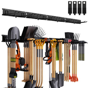 Gatsowm garage tool organizer wall mount keeps tools neatly organized and accessible.