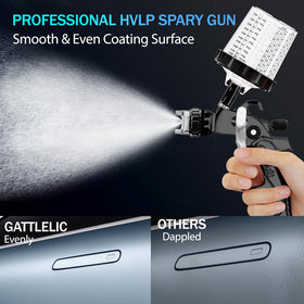 GATTLELIC spray gun with 20mm nozzle for large area coatings