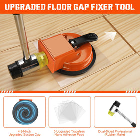 Gavhaio Floor Gap Fixer kit contents show a complete repair setup.