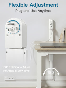 GaWear extender featuring two AC outlets for simultaneous power.