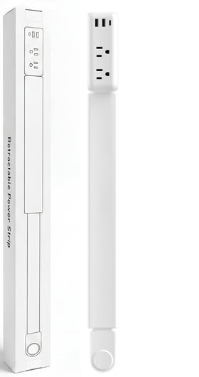 GaWear outlet extender with rotating base for flexible placement behind furniture.