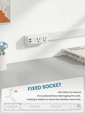 GaWear compact outlet extender, portable for travel and small spaces.