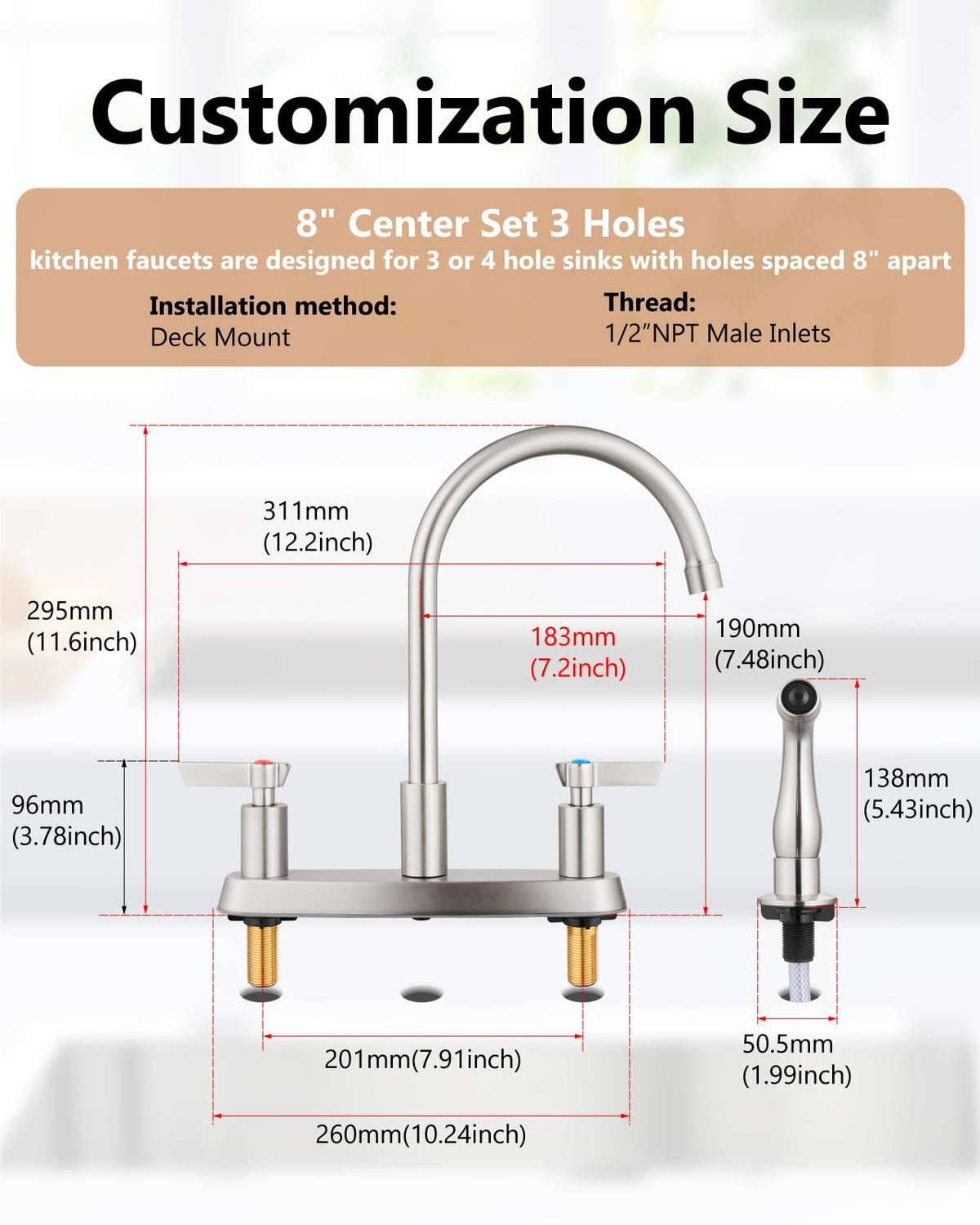 GBBNE 32-inch water supply line offers quick, reliable installation