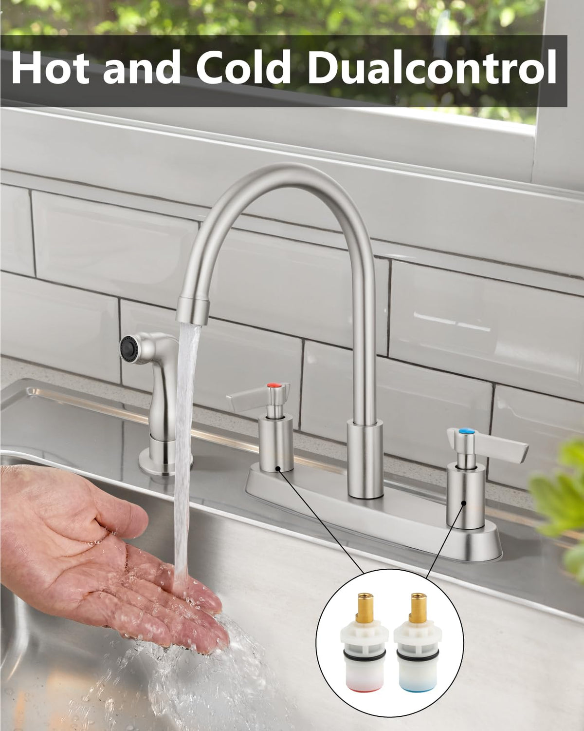 GBBNE detachable sprayer head simplifies cleaning and maintenance