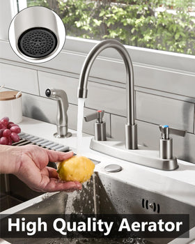 GBBNE dual-handle design offers precise hot and cold water control