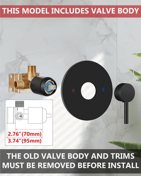 GBBNE shower trim kit completes a cohesive look