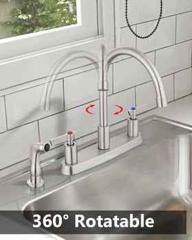 GBBNE side sprayer head boosts rinsing flexibility for vegetables and cookware