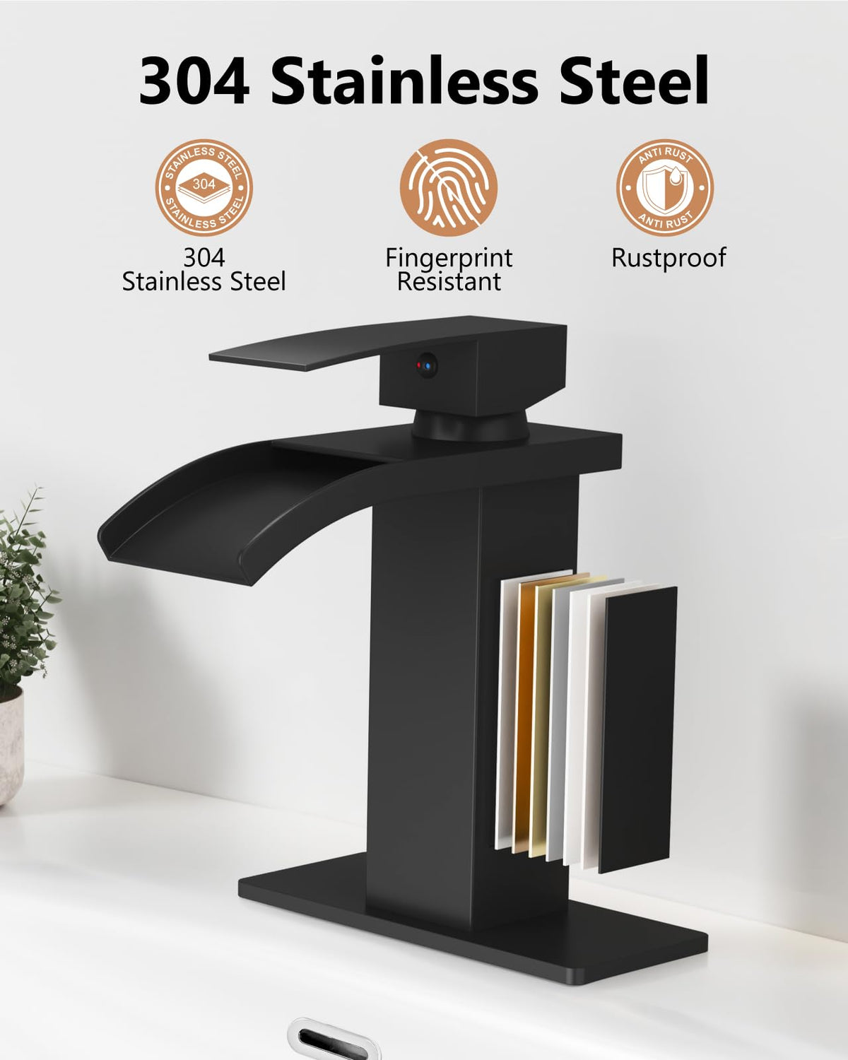 GBBNE SUS304 stainless steel construction resists rust and corrosion over time.