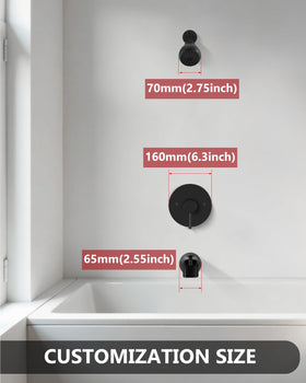 GBBNE wall-mount kit with handle and cover plate for a neat setup