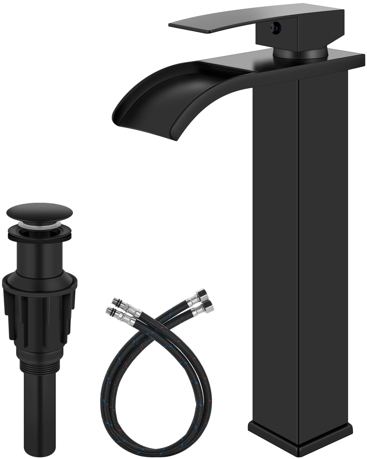 GBBNE vessel sink faucet with waterfall flow for calm bathroom routines