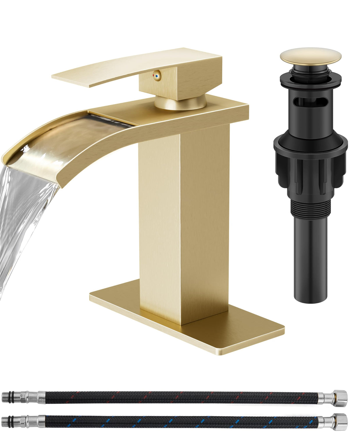 GBBNE Waterfall 1hole faucet for a clean, modern single-hole installation