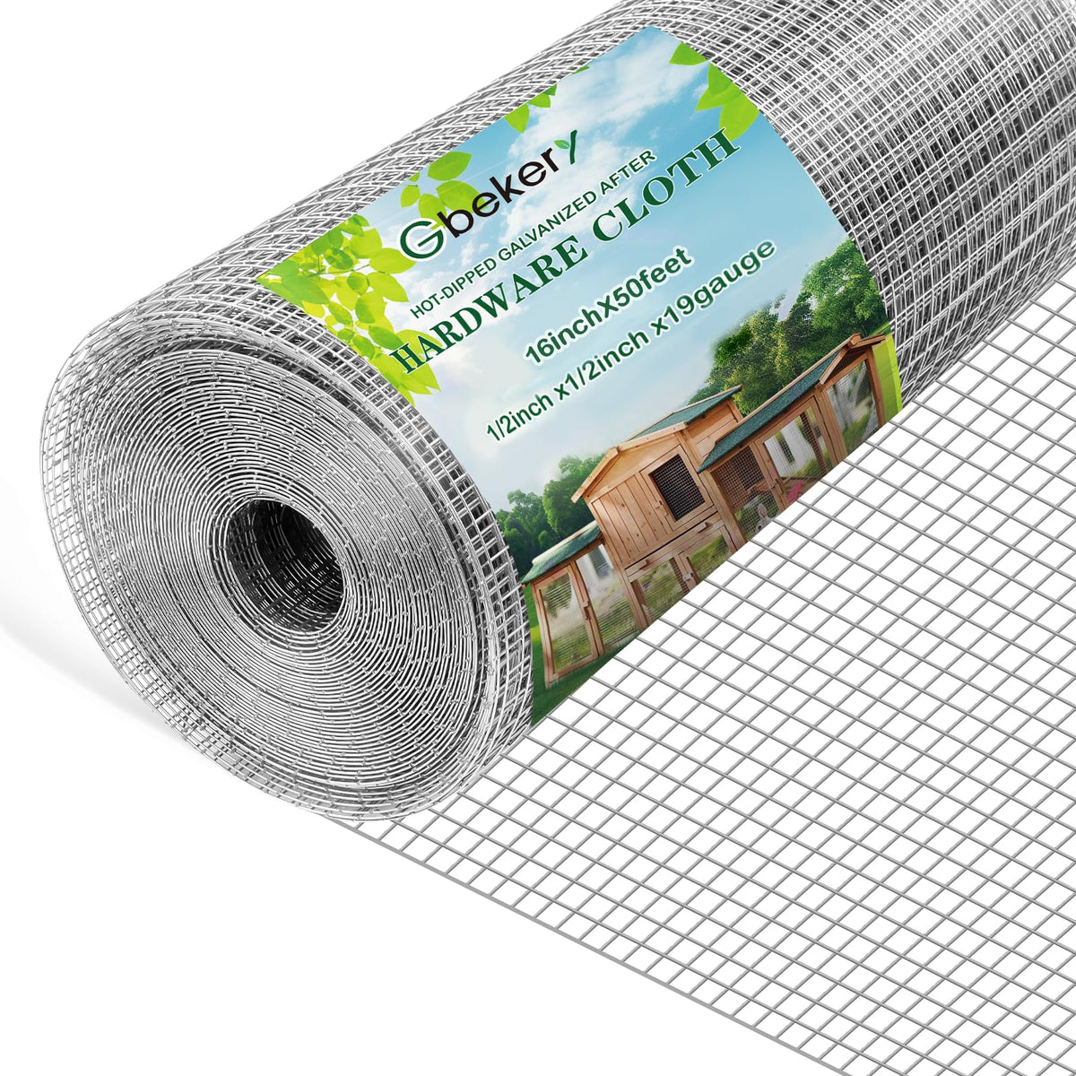 GBekery hardware cloth 16in-50ft covers wide areas for fences and projects