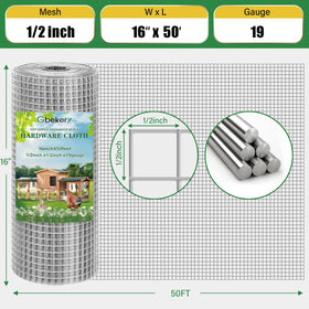 GBekery 19-gauge wire provides strong, durable garden protection