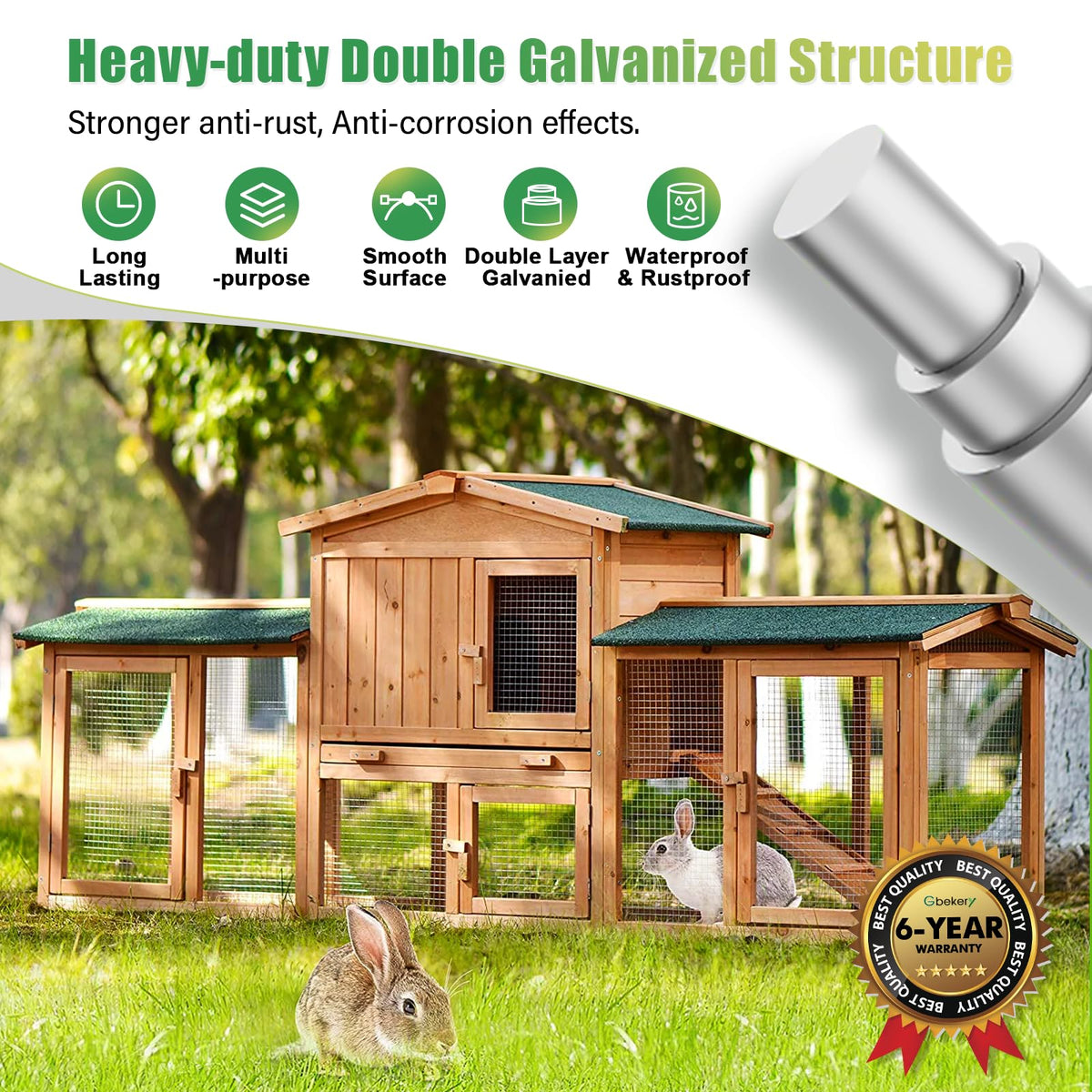 GBekery rabbit and snake protection mesh guards poultry areas