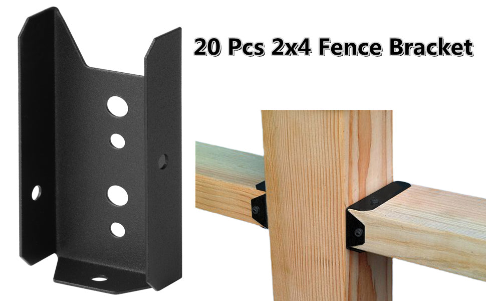 GBGS fence brackets ideal for fences, decks, porches, barns, and beam ends.
