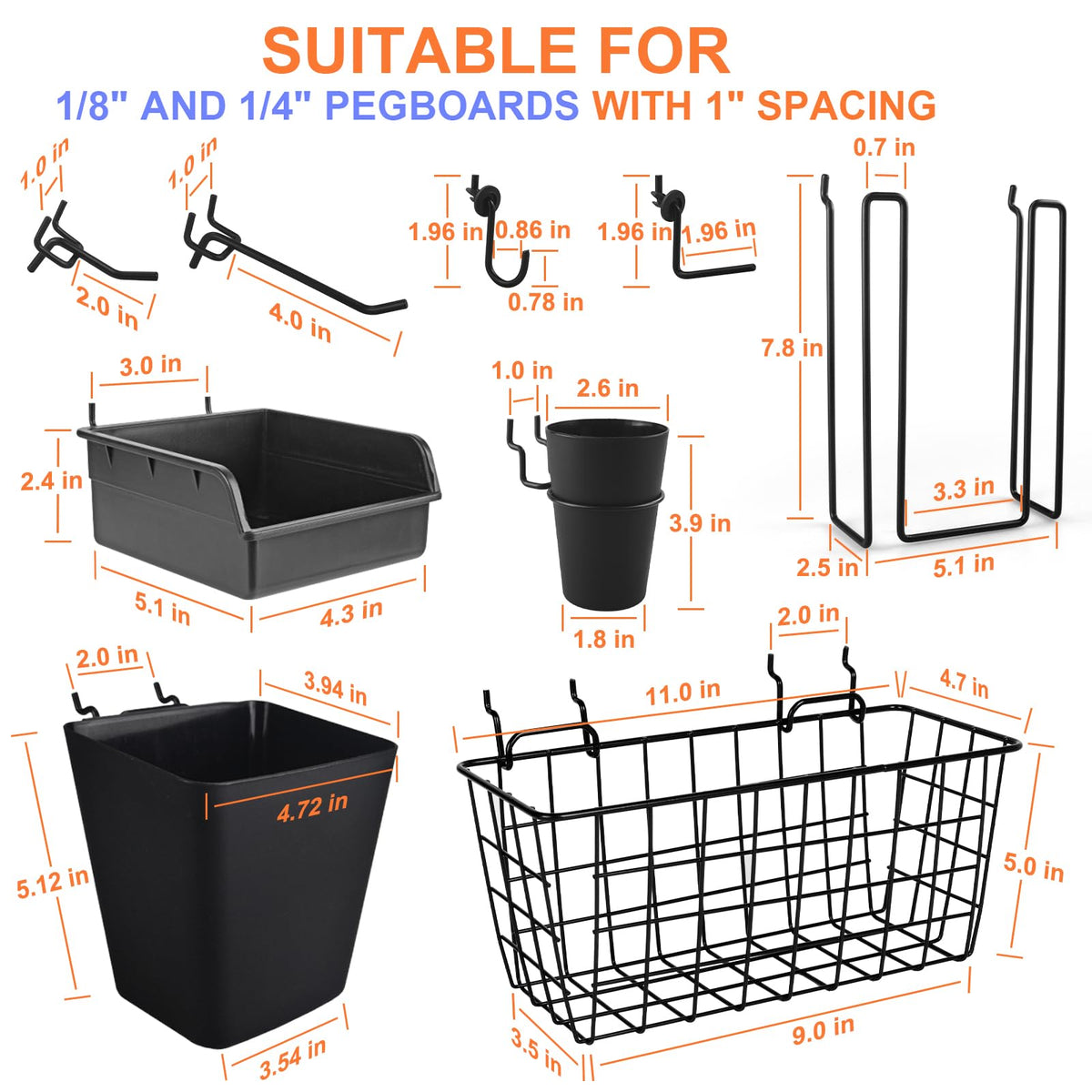 G.CORE pegboard small cup aids quick item access