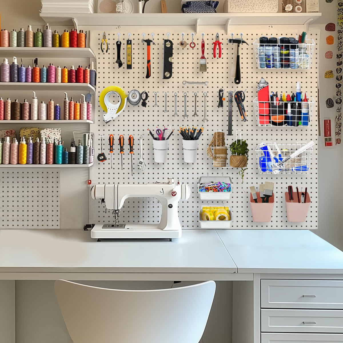 G.CORE wall storage display showcases organized tools with clear visibility