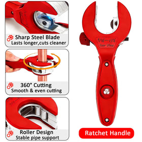 Deburring tool included for clean pipe edges