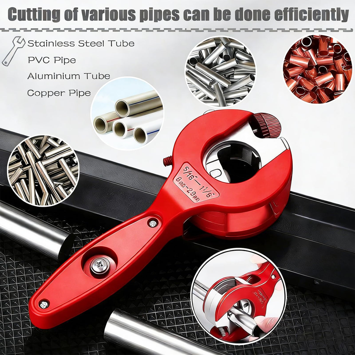 Ergonomic non-slip grips reduce hand fatigue during use