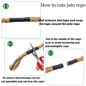 GDHSWJ rope suitable for hammock hanging and outdoor lounging.