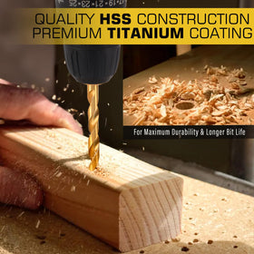 GDLIN titanium coating closeup highlighting durable edges for long lasting drilling