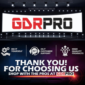 GDR PRO purple Learn remote enables easy setup with existing systems.