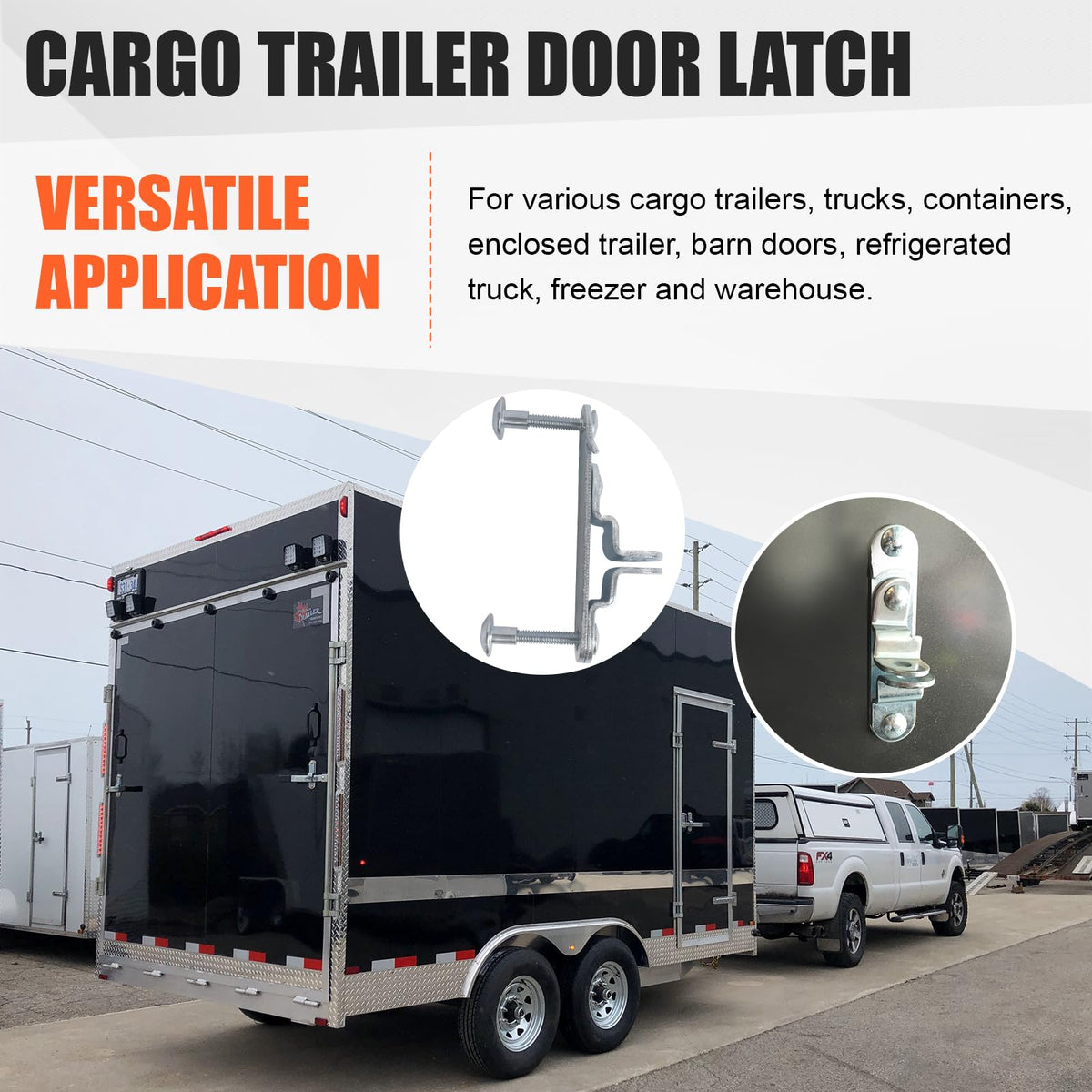 GDW ramp padlock compatibility image highlights strong trailer security