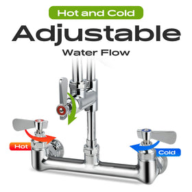 Gdyfdskin faucet with hose compatibility for outdoor cleaning and washing