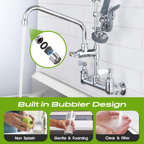 Gdyfdskin rotatable 360-degree swing spout over the sink