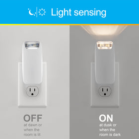 GE 4-in-1 power outage light uses batteries during outages for visibility.
