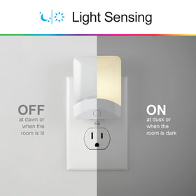 GE color-changing cycle night light smoothly transitions through colors