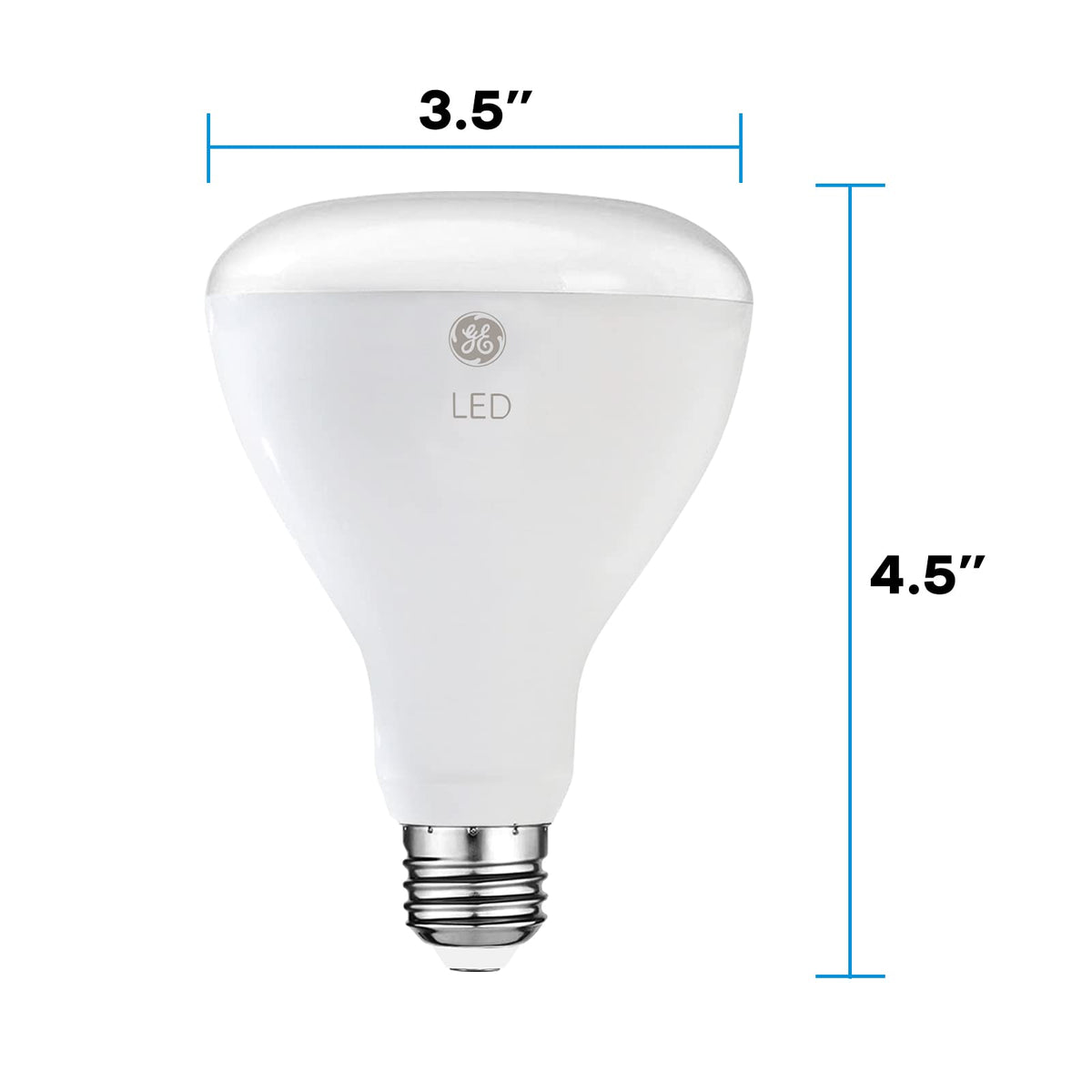 GE Daylight BR30 LED bulb dimmable for adjustable ambiance