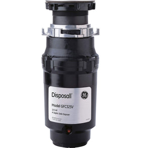 GE Disposall 1/3 HP motor powering quick grinding for small households