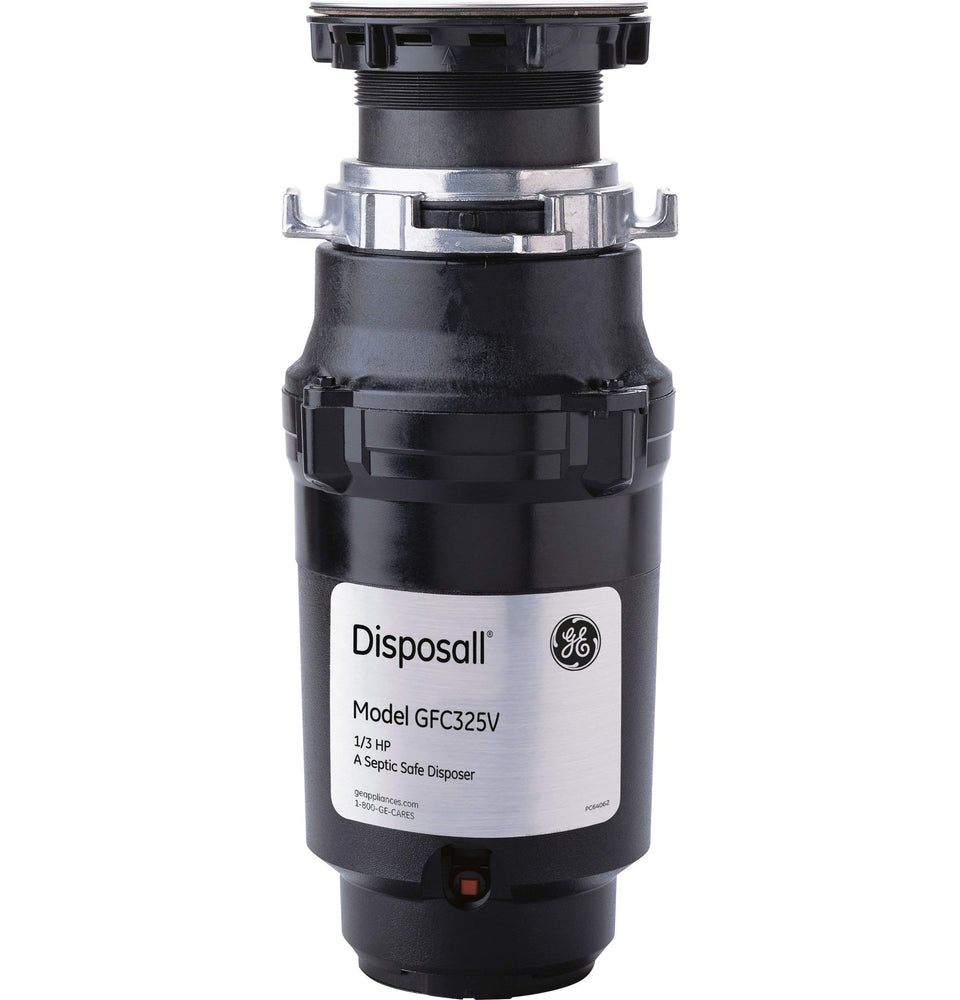 GE Disposall 1/3 HP motor powering quick grinding for small households