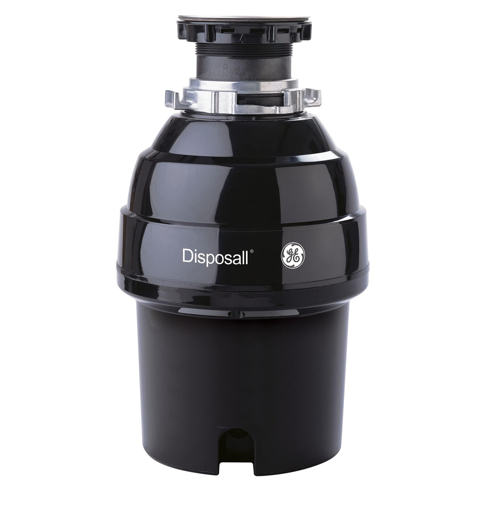 GE Disposall 3/4 HP motor powers quick grinding for busy family kitchens.