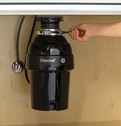 GE Disposall dual swivel impellers minimize jams for reliable grinding.