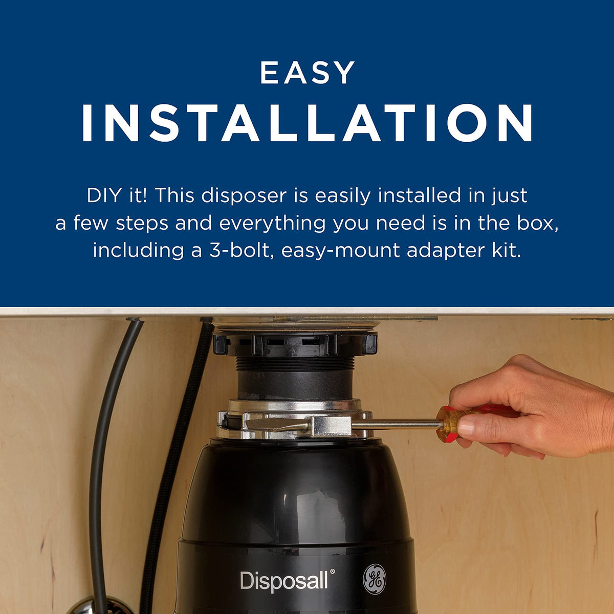 GE Disposall easy-install kit simplifies DIY installation